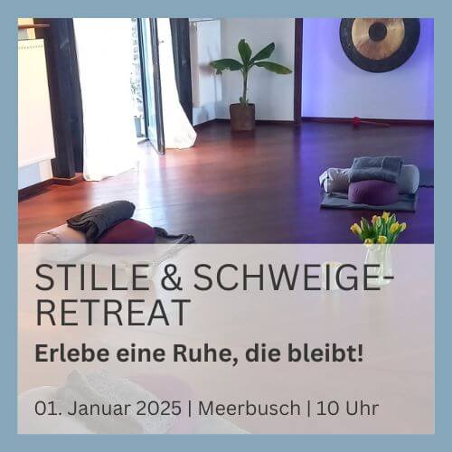 Veranstaltungsbild zum Stille-& Schweige-Retreat im Januar