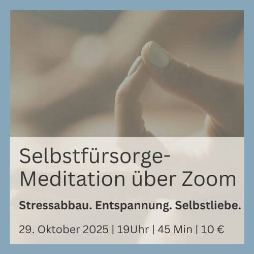 Veranstaltungsbild zur Online-Meditation